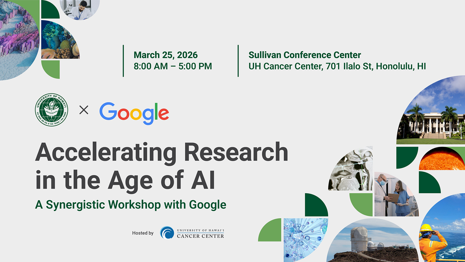 UH Cancer Center and Google banner workshop