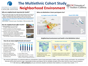 Neighborhood Environment poster for MEC 25 year anniversary