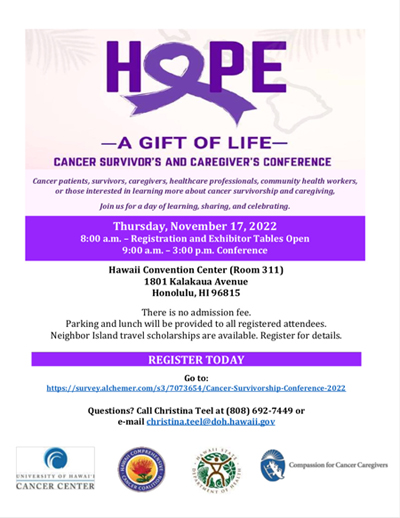 2022 Survivor and Caregiver conference