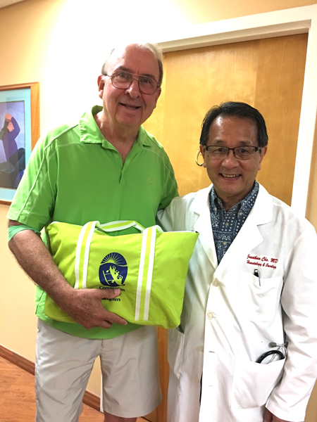 George Stewart and Dr. Jonathan Cho