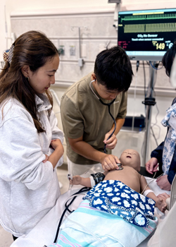 medical professional practicing