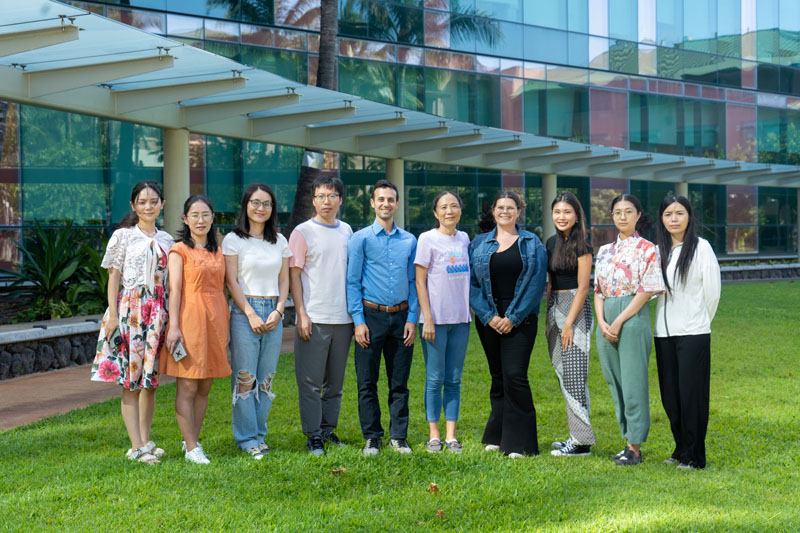 Group pictures at the UH Cancer Center